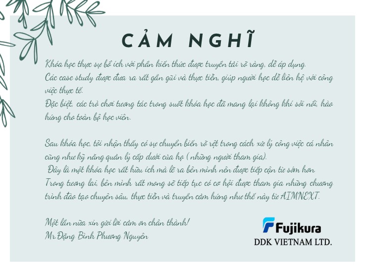 Mr. ĐẶNG BÌNH PHƯƠNG NGUYÊN - CÔNG TY TNHH DDK VIỆT NAM